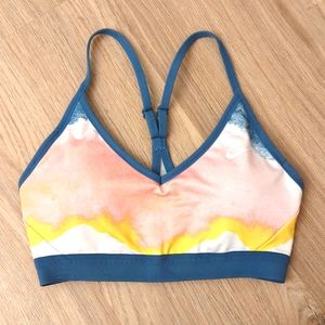 Tie-dye Nike Dri-Fit Indy sports bra